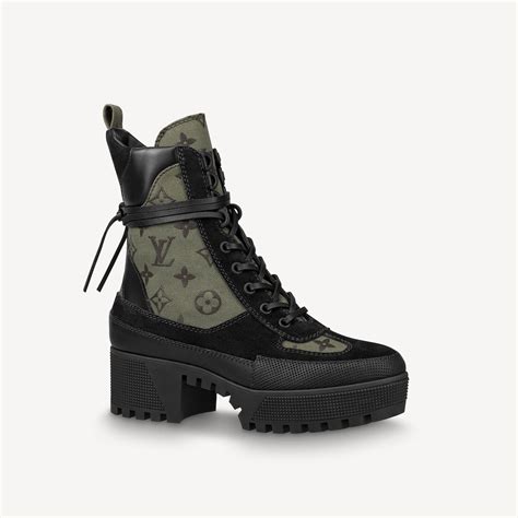 louis vuitton boots green|Louis Vuitton platform boots.